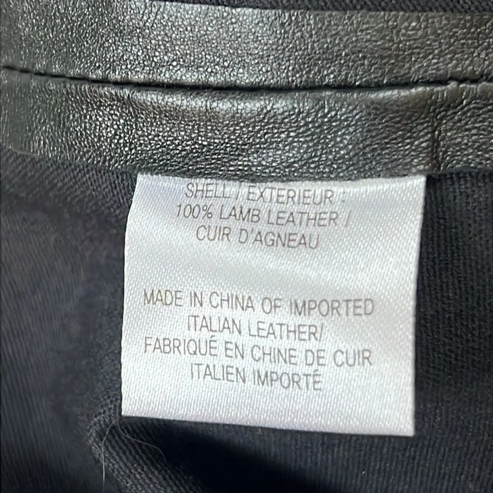 Milly Lamb Leather Skirt - 6 - Picture 5 of 11